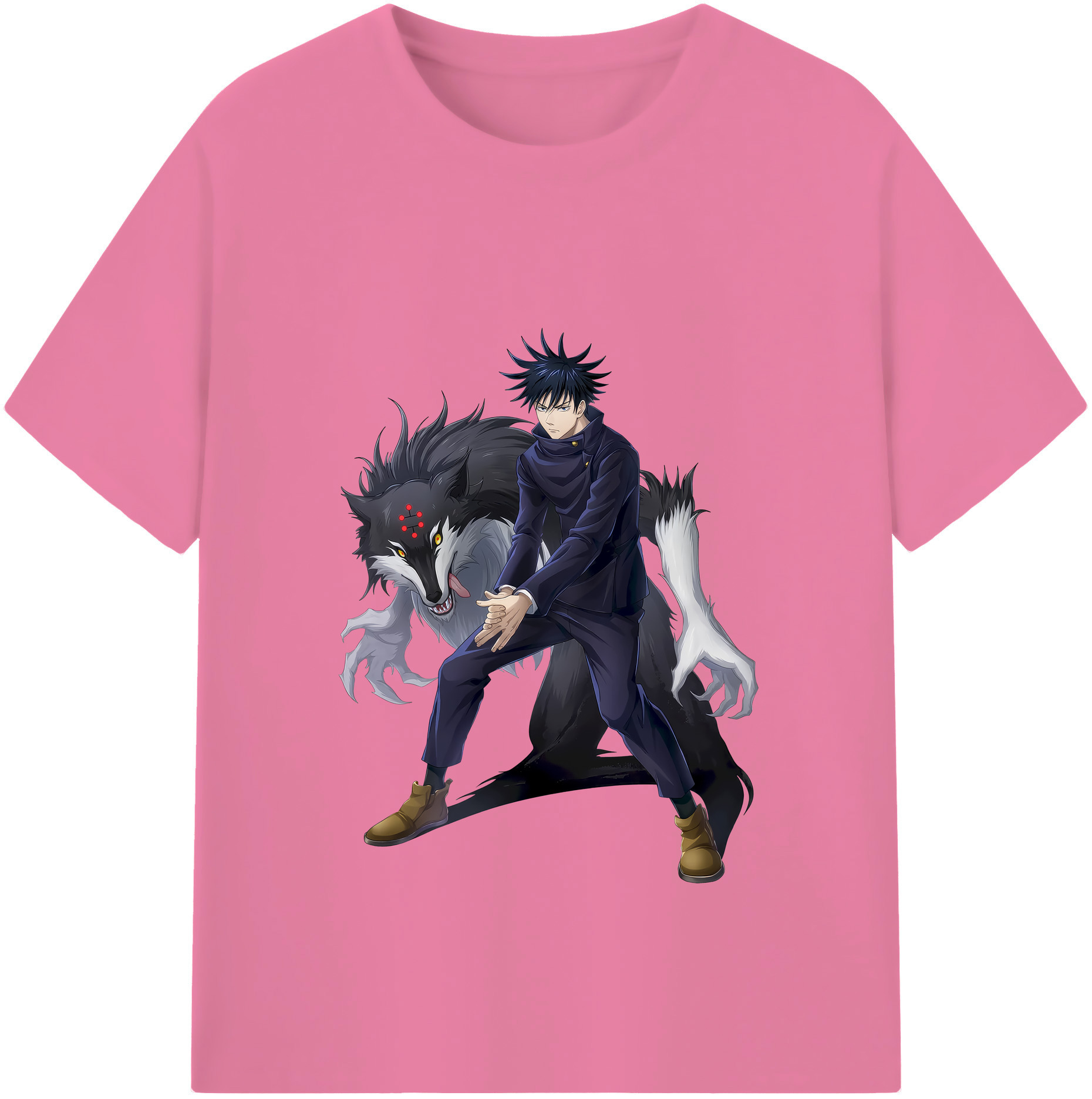 （画像用） 呪術廻戦 Jujutsu Kaisen 綿100％半袖Tシャツ（フロントプリント）